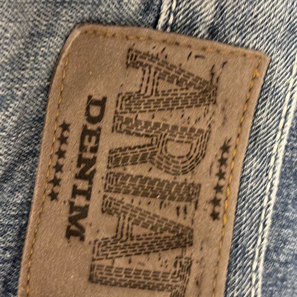 Ariat jeans white stitching relaxed fit amazing condition #baggy #jnco #relaxed - Picture 2 of 11